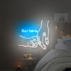 OUR HERO personalized neon lighting
