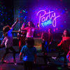Party Time Neon Wall Art