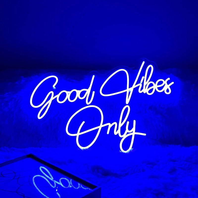 good vibes only neon sign - neonpartys