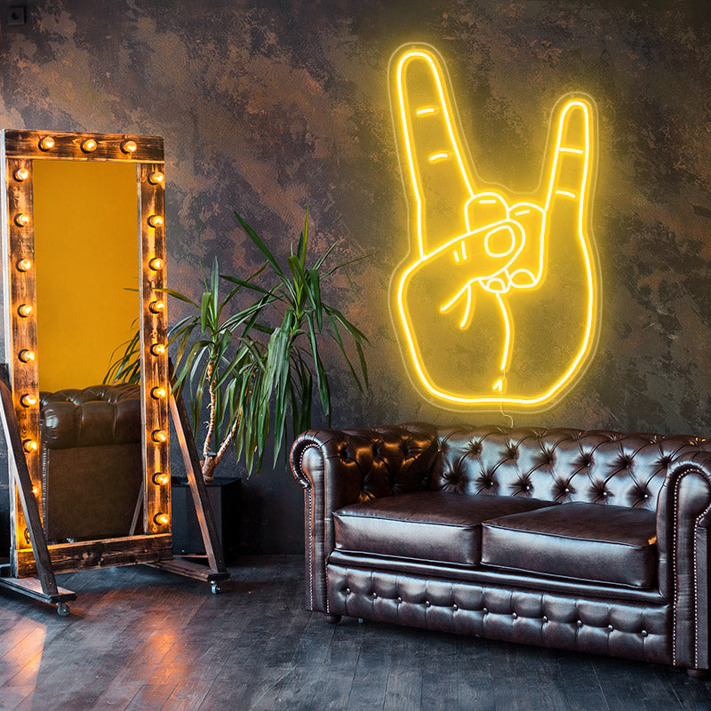 Rock love you signs - neonpartys