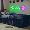 Basketball Name Neon Art for Kid's Room