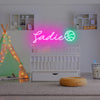 Basketball Name Neon Art for Kid's Room