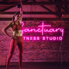Health club neon lights