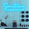 Health club neon lights
