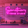 Health club neon lights