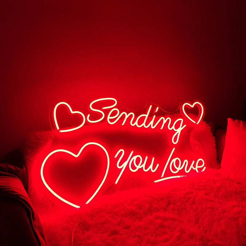 sending you love neon signs - neonpartys