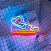 personalized glow shoe neon light