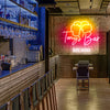 Custom Bar with Beers Neon Signs