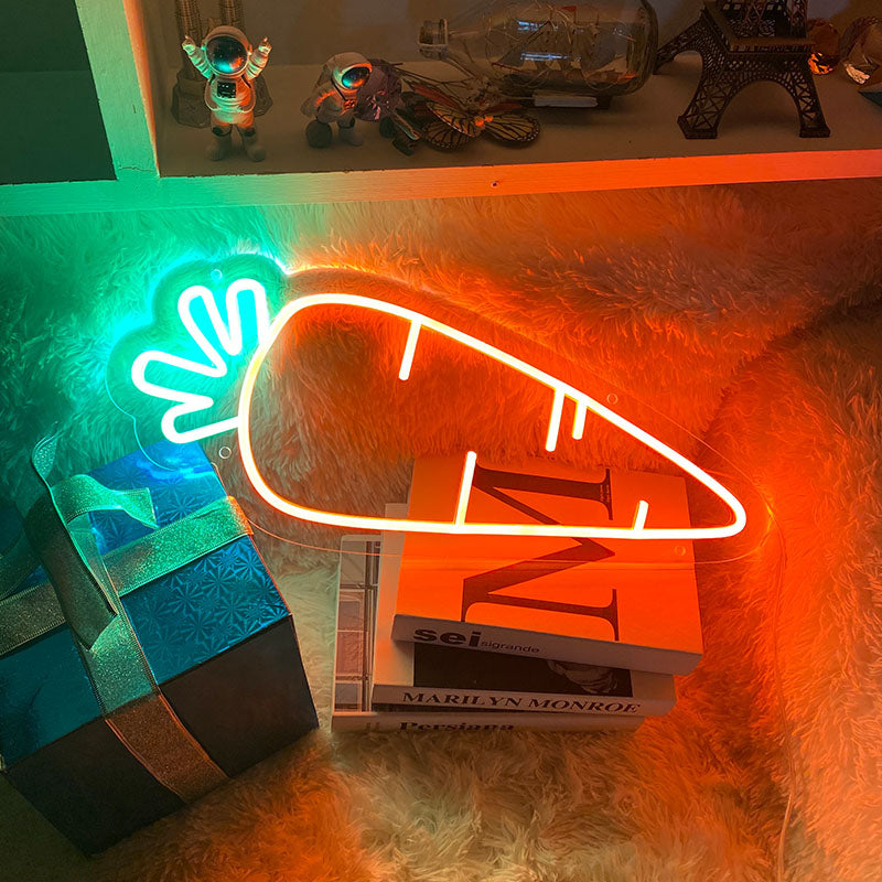 Carrot neon lights