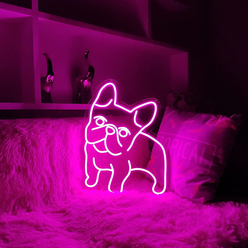 Dog neon lights - neonpartys