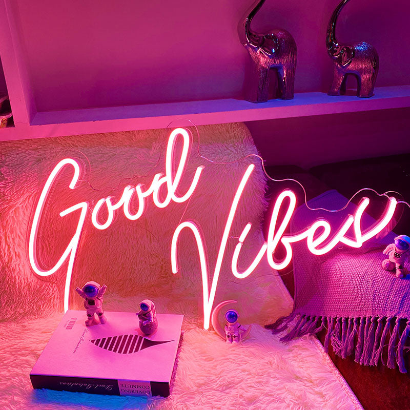 Good vibes neon sign