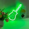 Guitar Green Neon lights