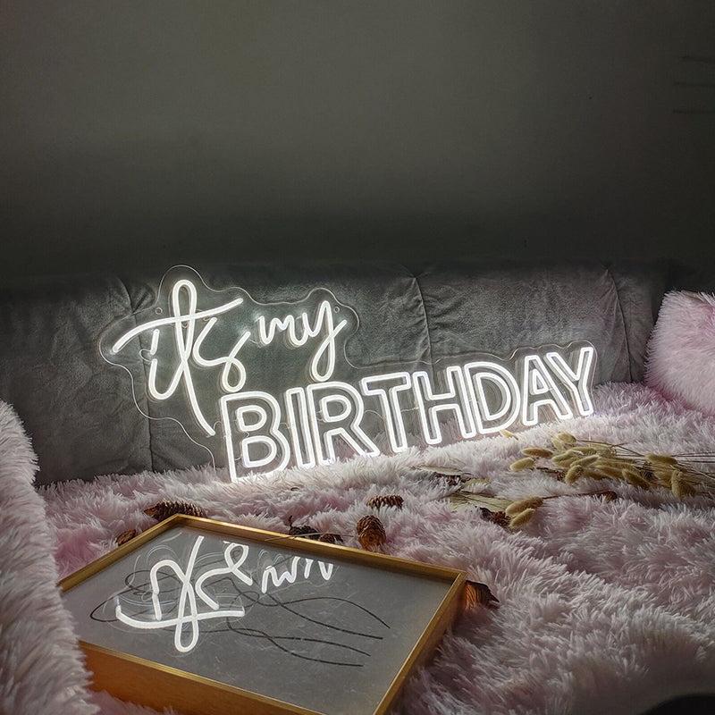 Birthday neon lighs - neonpartys