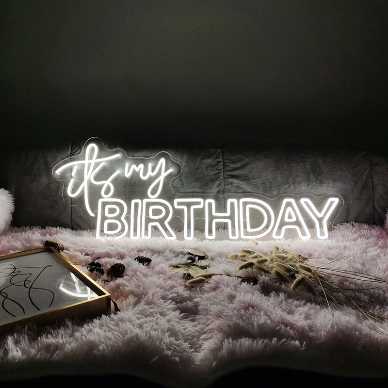 Birthday neon lighs - neonpartys
