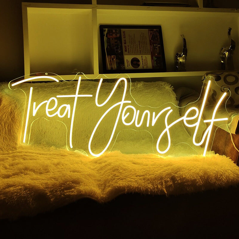 Treat Yourself neon signs - neonpartys