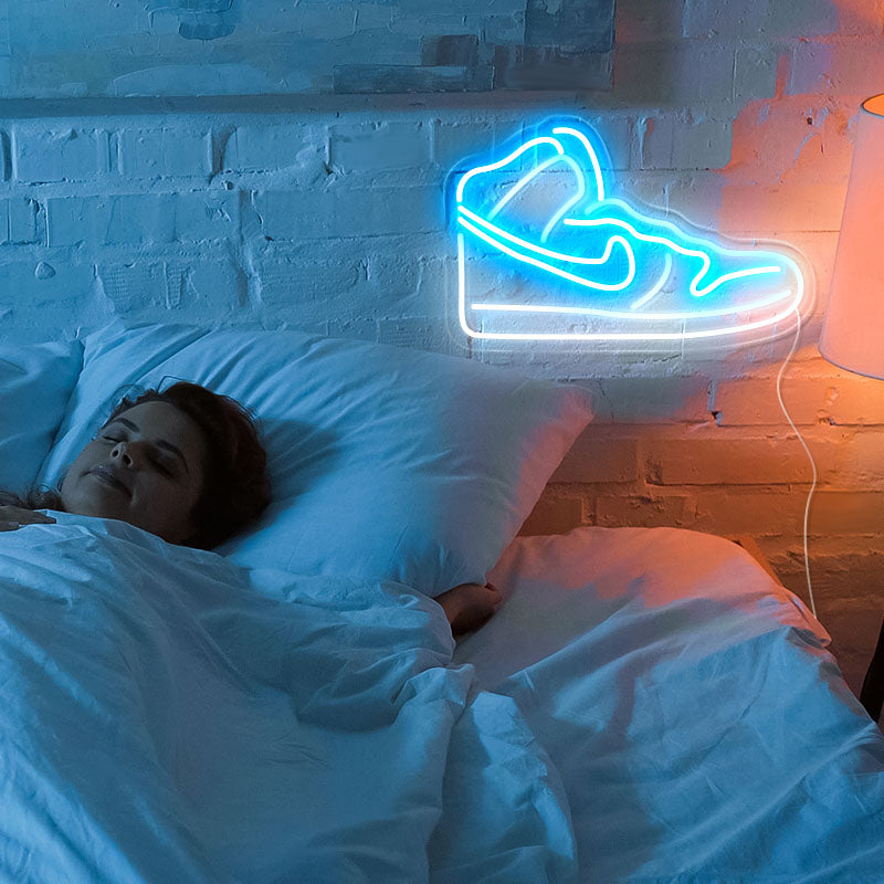 personalized glow shoe neon light