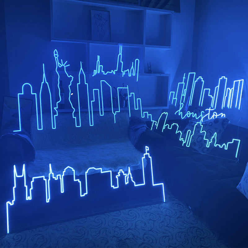 New york skyline - neonpartys