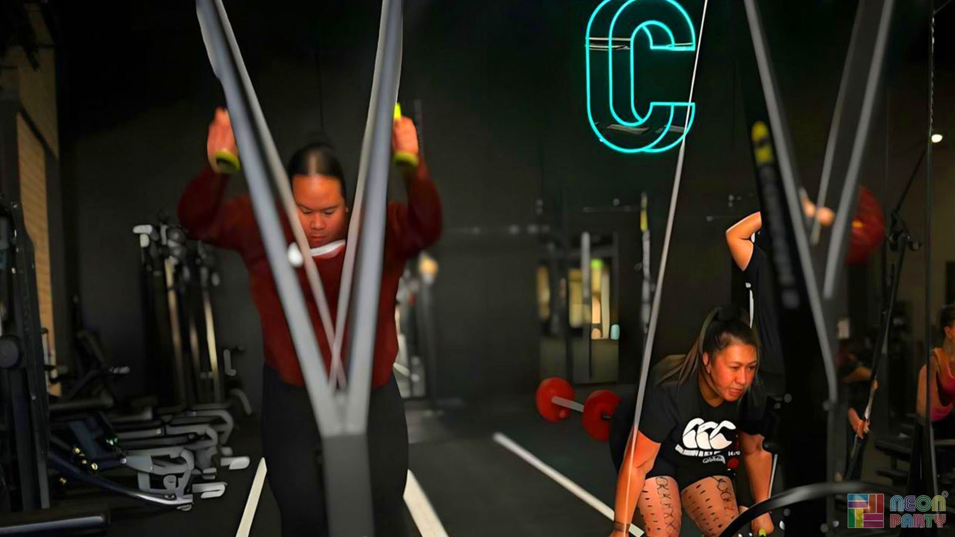 Neonpartys®_Client Customisable  Logo  Neon Light For Fitness Center