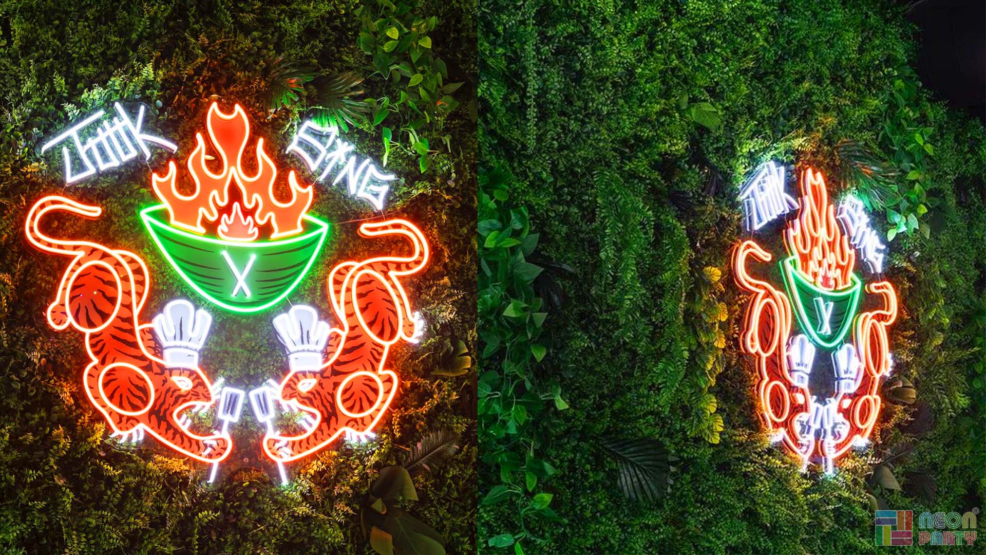 Neonparty®_UV Printing Led Neon Signs For Asian Fusion restaurant