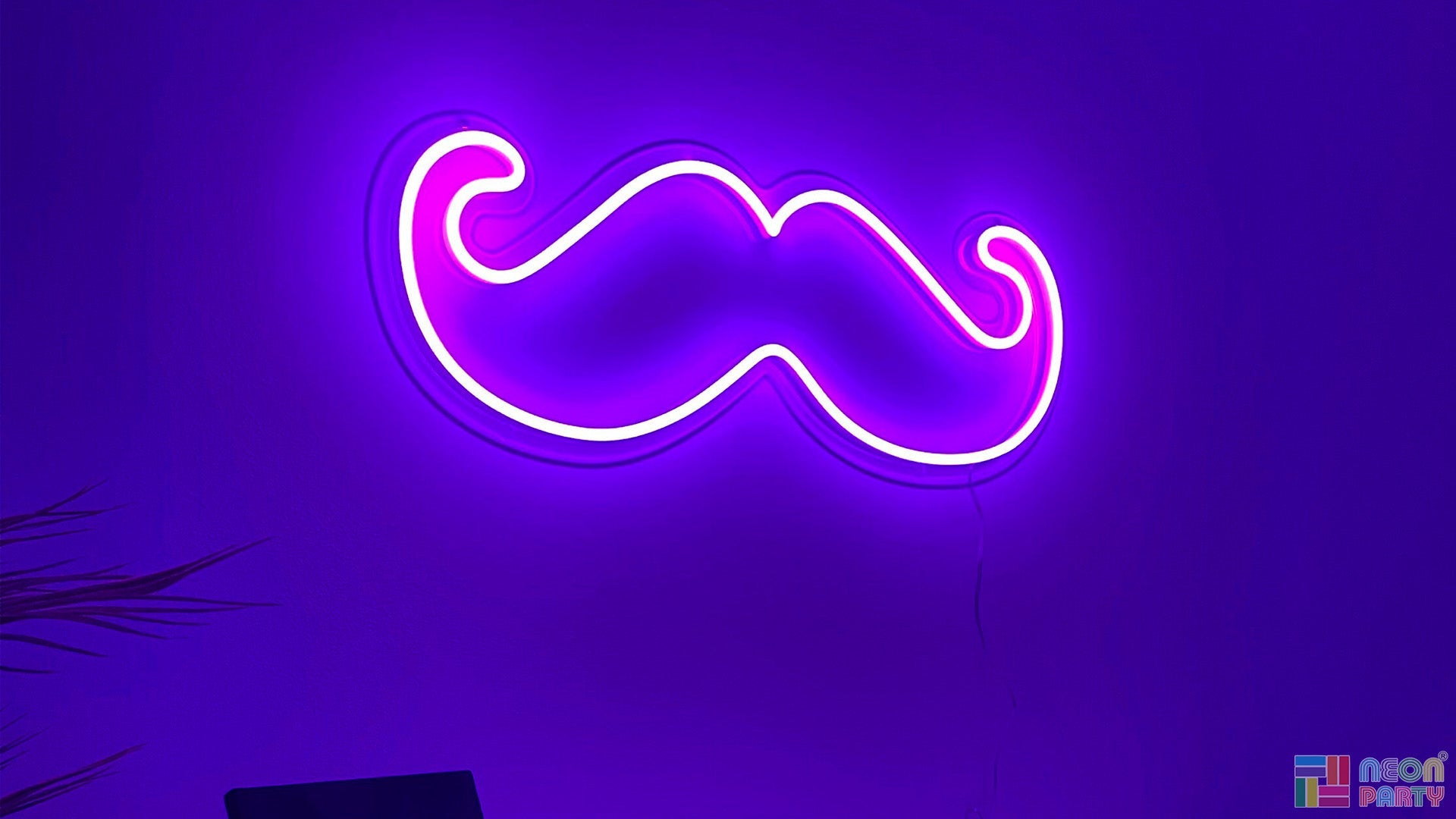 Neonpartys®_fun neon sign to be displayed as a piece of art for home