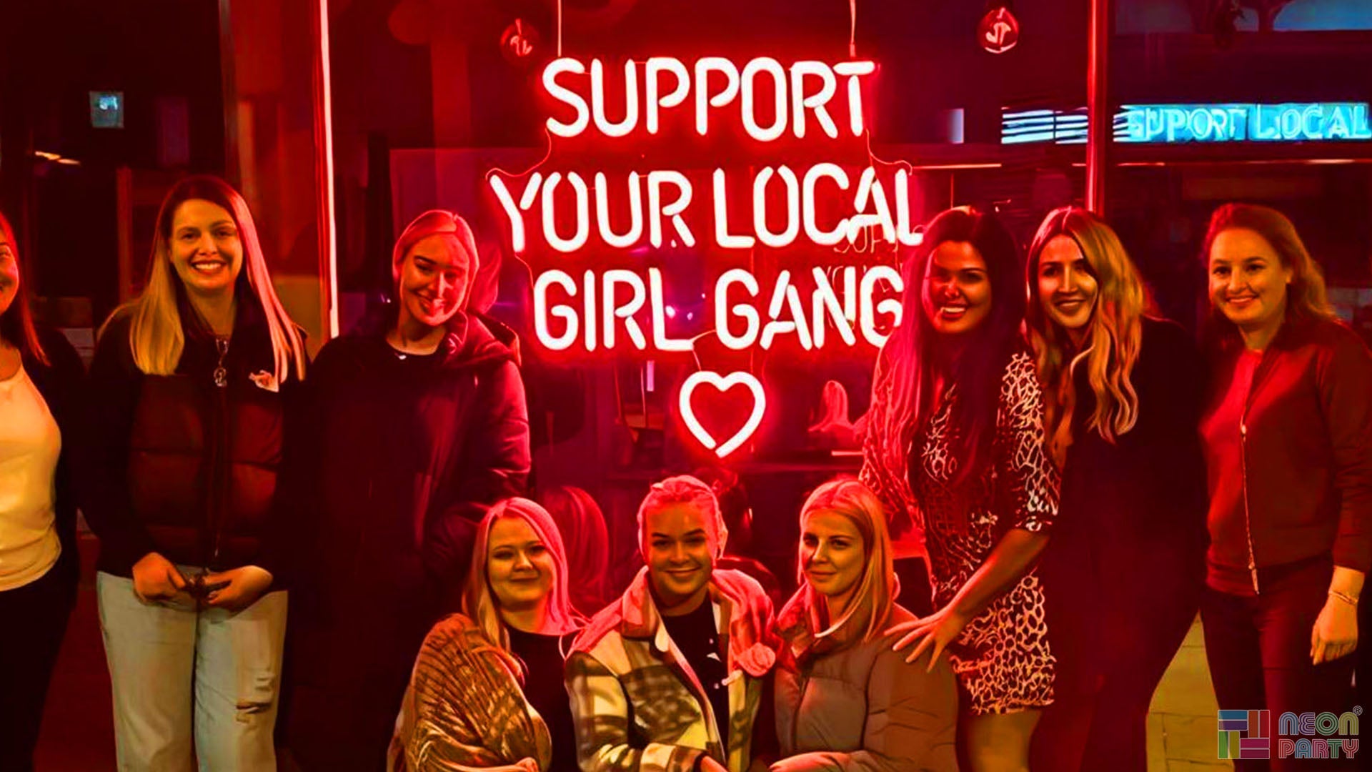 Neonpartys®_Custom Neon Sign For The Girls at Salon Vie