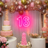 16th birthday party neon