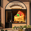 Pizza model glowing neon signs