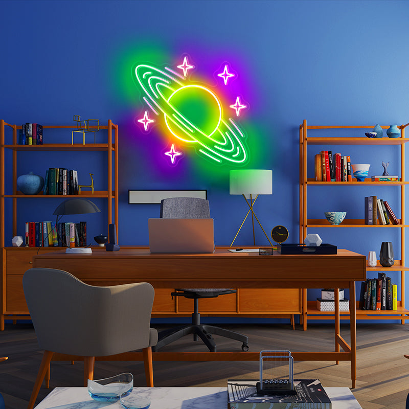 Space Led Neon Sign Universe Space Neon Sign|Personalized outer space led neon light US