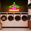 24/7 laundromat open signs