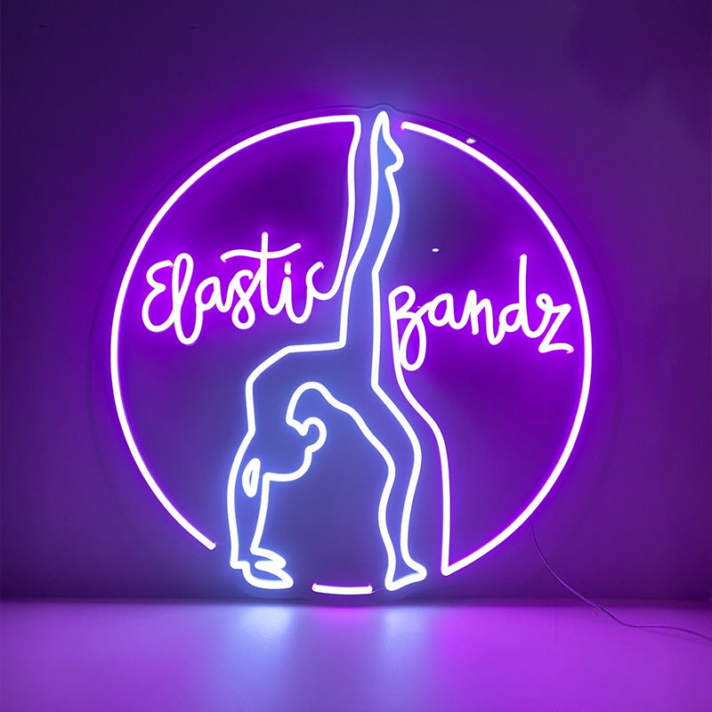 Customizable Yoga Logo Neon Sign