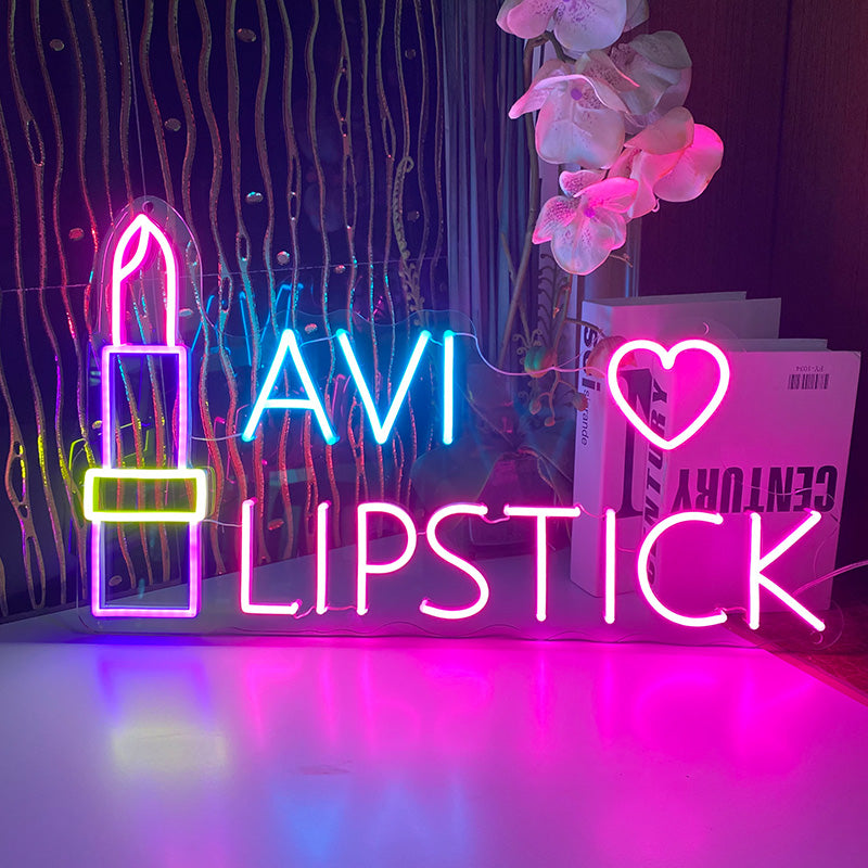 Custom Lipstick Neon Sign