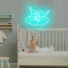 Sleeping Baby Angel Neon Artwork