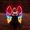 Multicolor Angel Wings Neon