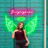 Customizable Angel Wings&Halo Neon Sign