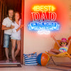 Best DAD in the world neon sign