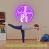 Customizable Yoga Logo Neon Sign