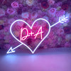 LED Neon Heart With Initials