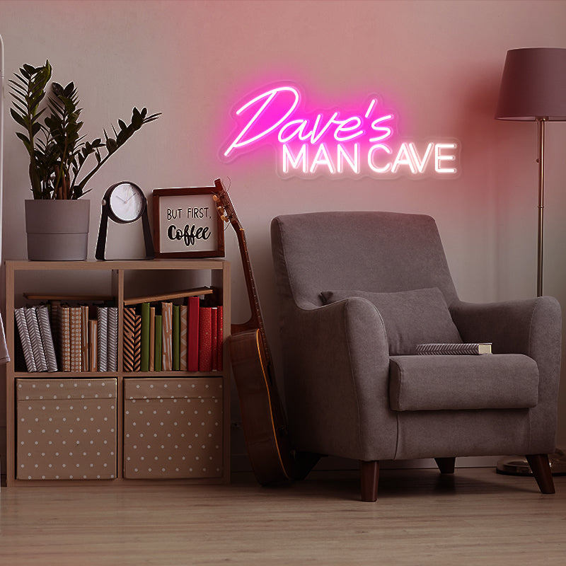 Personalized Man Cave LED Neon Sign | Man Cave Neon Signs