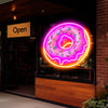 UV printing doughnut neon art