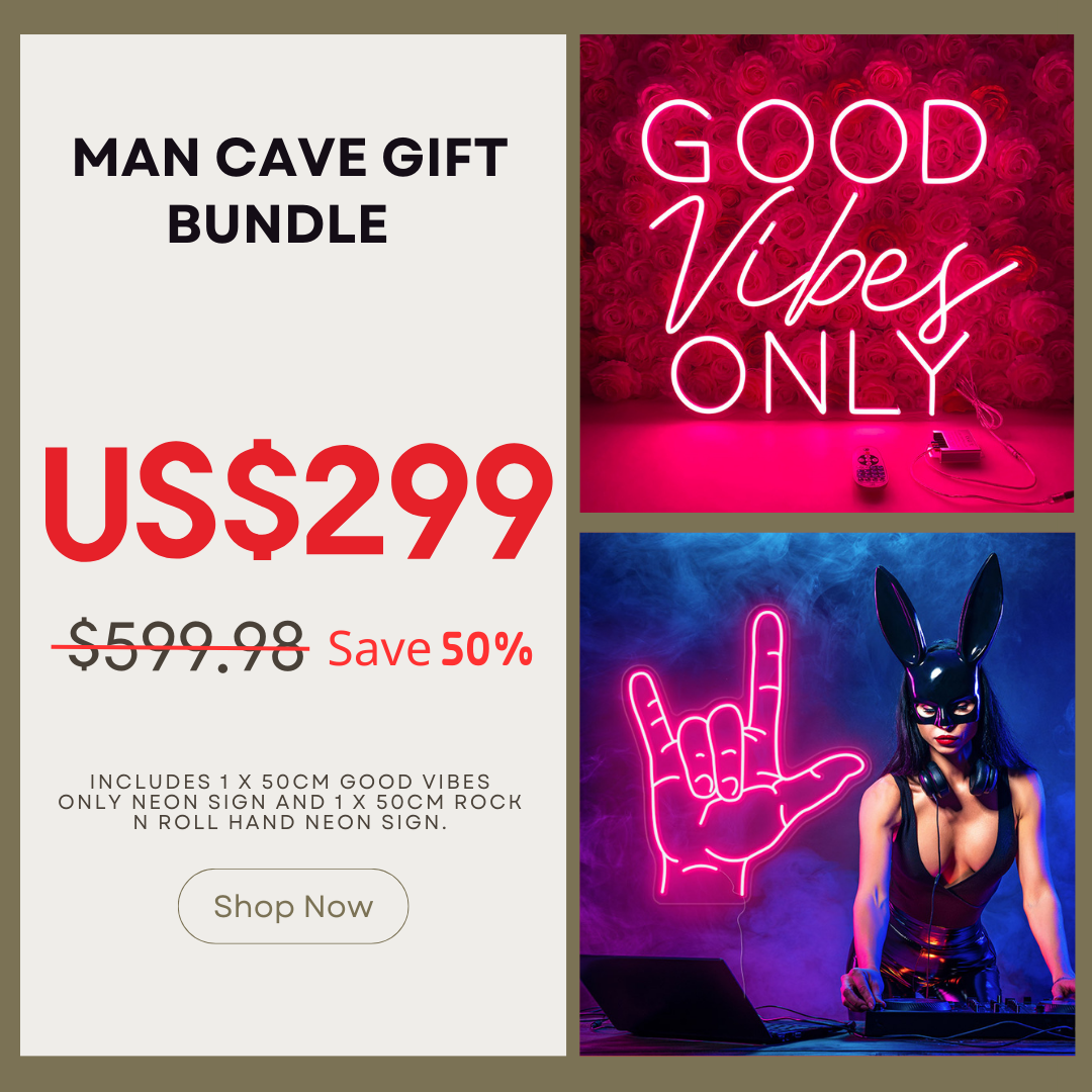 Man Cave Neon Gift Bundle