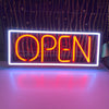 Rectangular Neon Open Sign