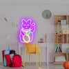 Lucky Greetings Cat Neon