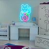 Lucky Greetings Cat Neon