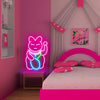 Lucky Greetings Cat Neon