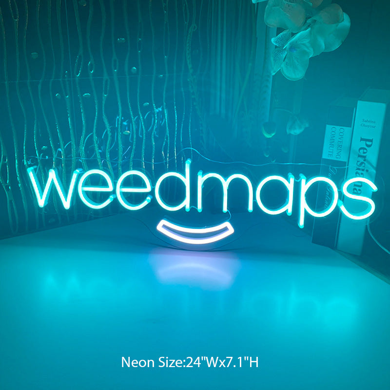 Weedmaps LOGO neon sign