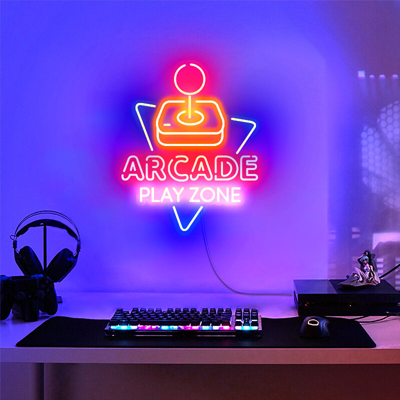 ARCADE Play zone neon art