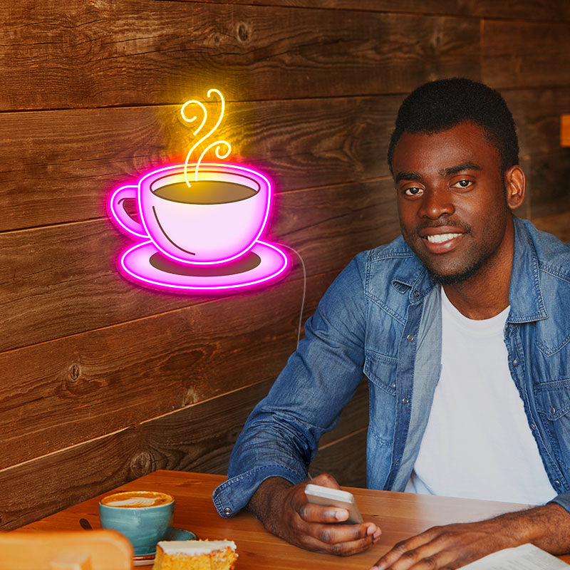 UV Coffee Cup Neon