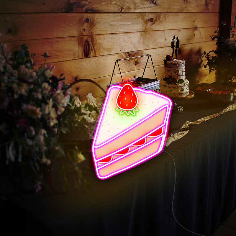 Cake neon lights
