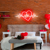 Heartbeat Neon Light Sign