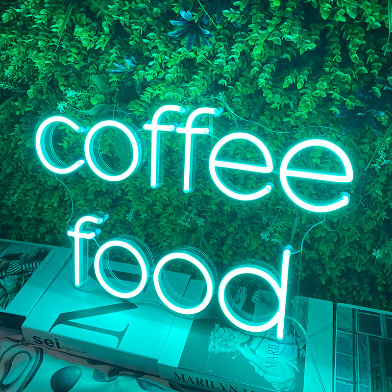 Coffee Food LED neon sign